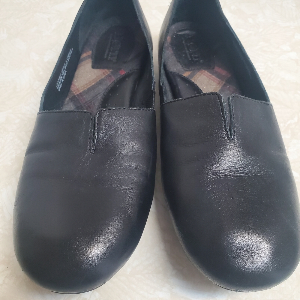 Born Black Sebra Leather Slip-On Loafers for Women - Picture 2 of 6